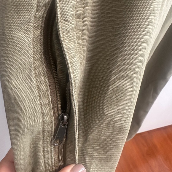 Men's Olive Cargo Pants - Picture 3 of 9